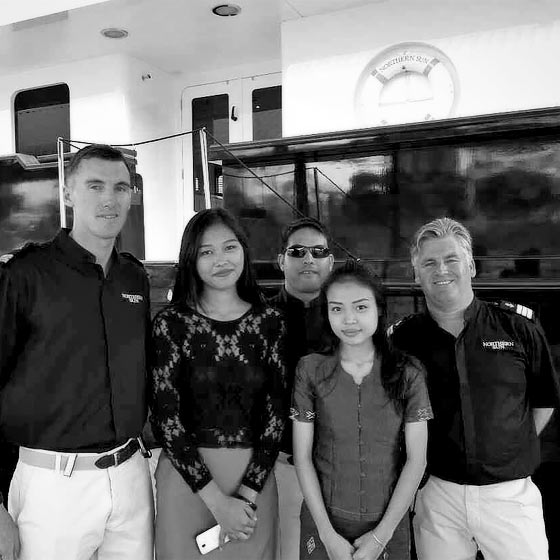 The Seal Superyachts Myanmar Team. The Superyacht Agency for Myanmar.