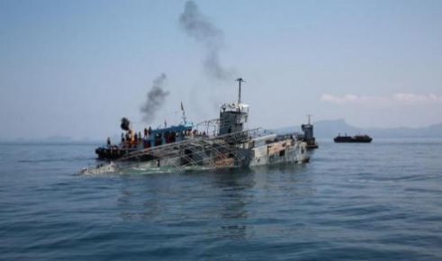 Thai Navy Sinks off Phuket