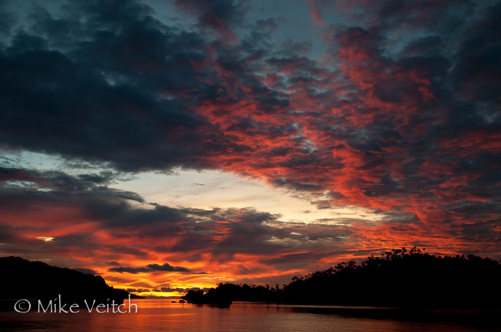 Raja Ampat sunset, Mike Veitch