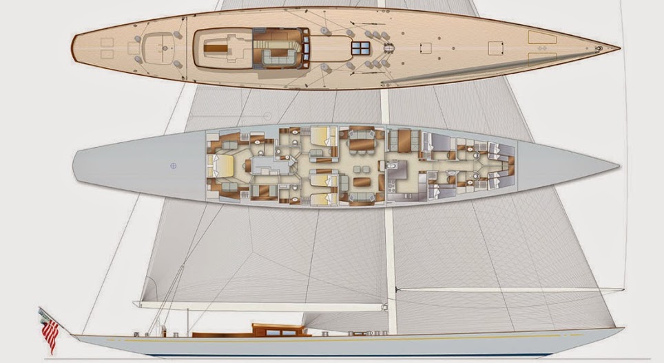 Classic Frank Paine J CLass Yacht in design Seal 