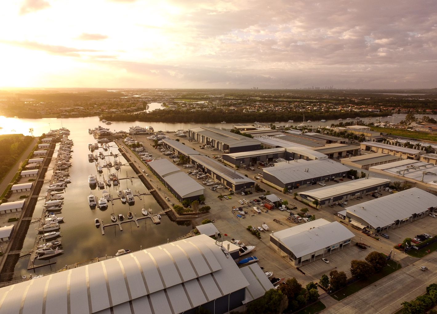 Seal Superyachts Australia Gold Coast City Marina-aerial