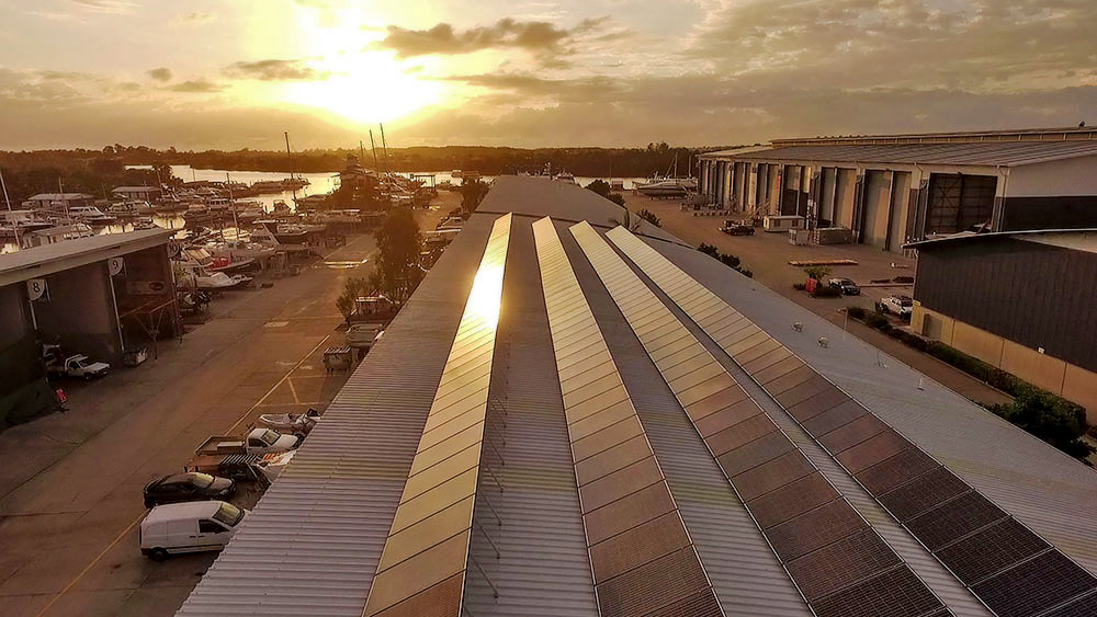 Seal Superyachts uses Solar Panels to provide environmentally friendly, sustainable power.