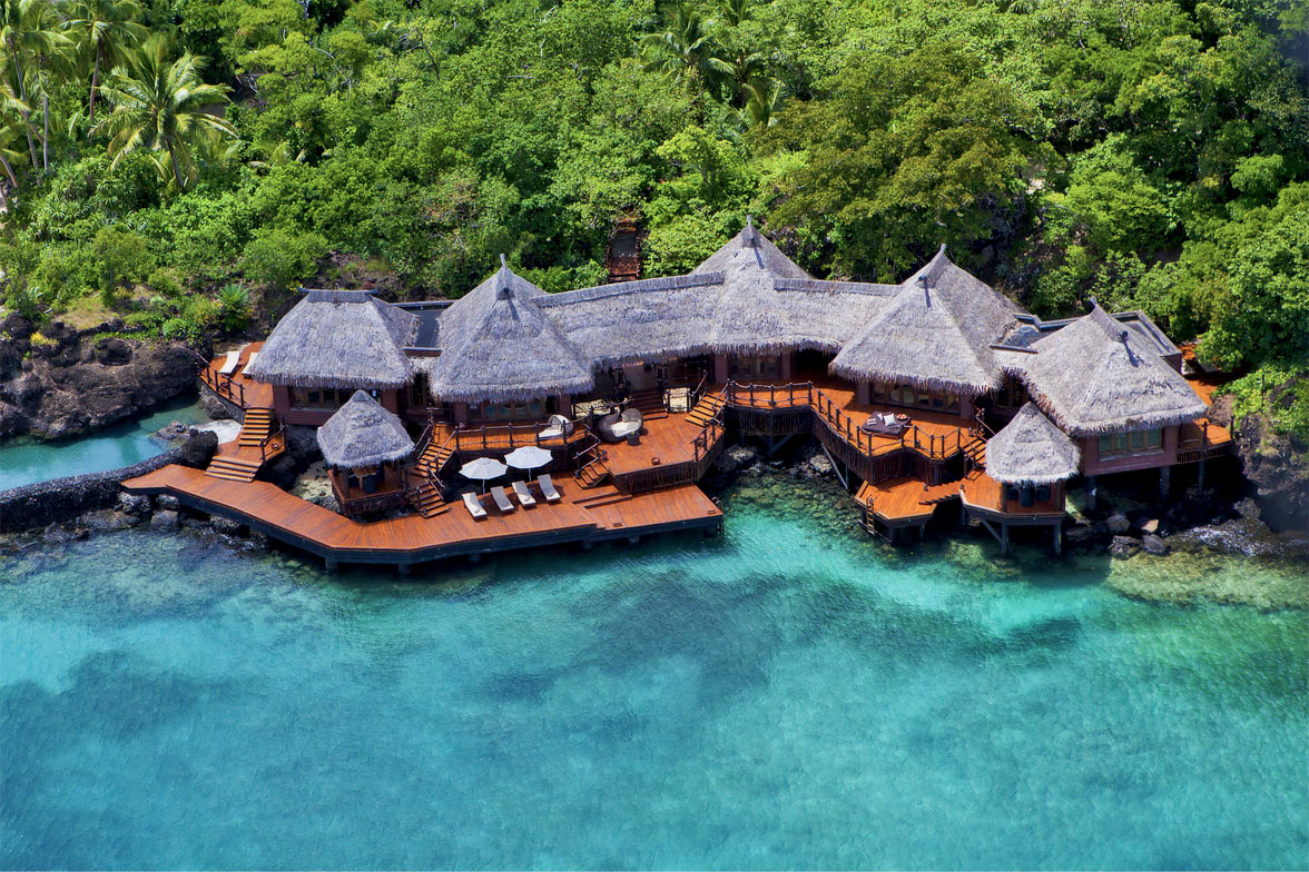 Laucala Island Resort, Fiji via Seal Superyachts.