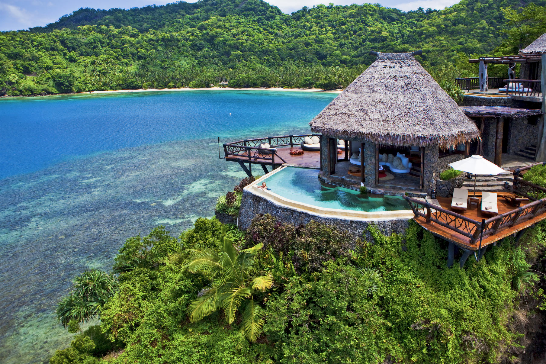 Laucala Island Resort, Fiji via Seal Superyachts.