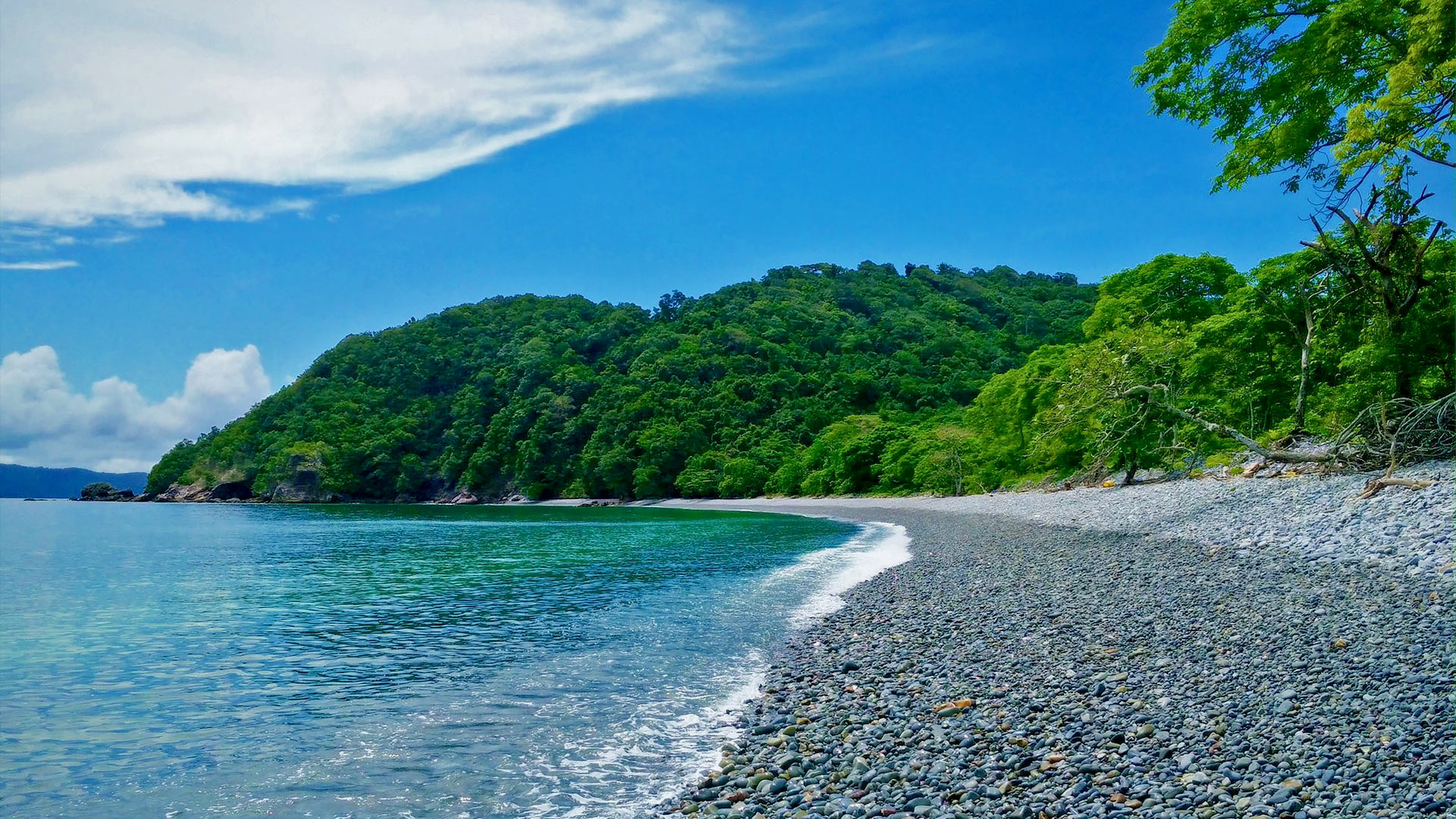 Myanmar stone marble beach by superyacht.