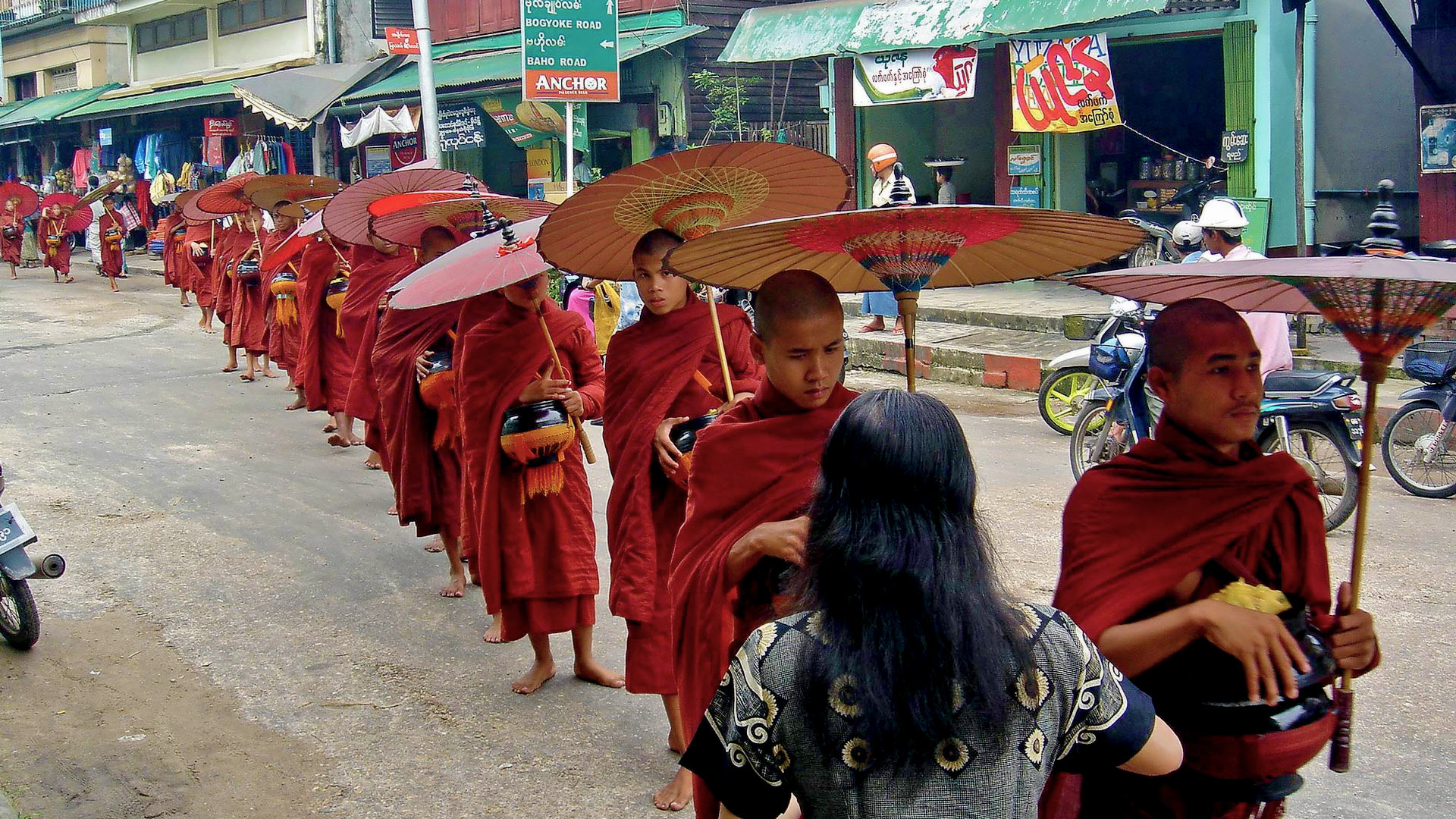 Monks in Myeik Myanmar