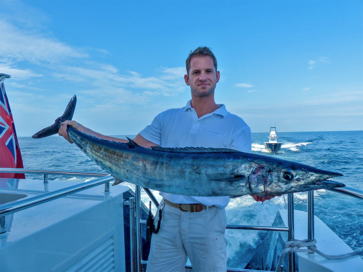 Fishing in myanmar on a superyacht.