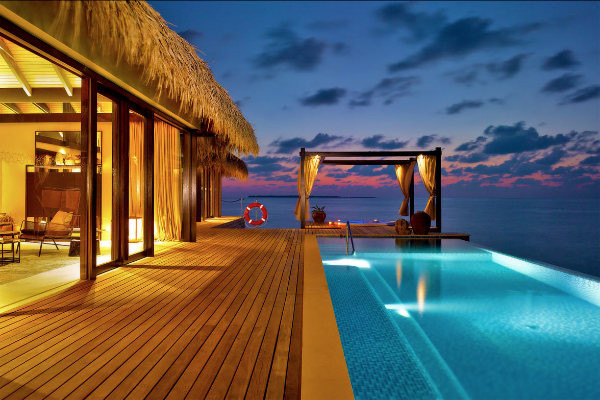 The St Regis Maldives Vommuli Resort, Maldives via superyachts.