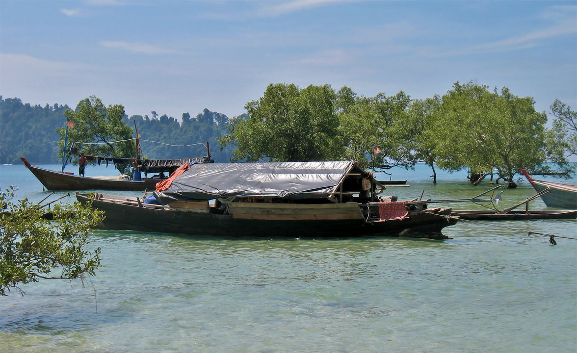 A unique culture that has survived for millennia is rapidly vanishing, as the Moken people are forced to leave the sea for life on land.