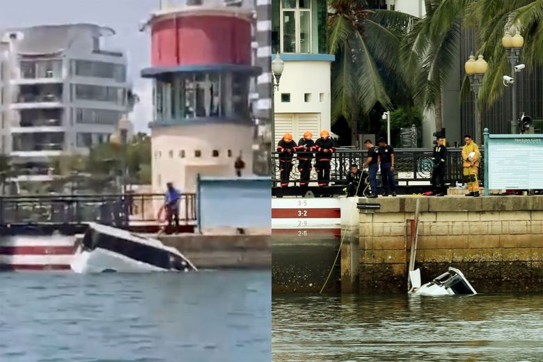 Superyacht Captain Rescues Drowning Man from Sinking Car at Sentosa Cove