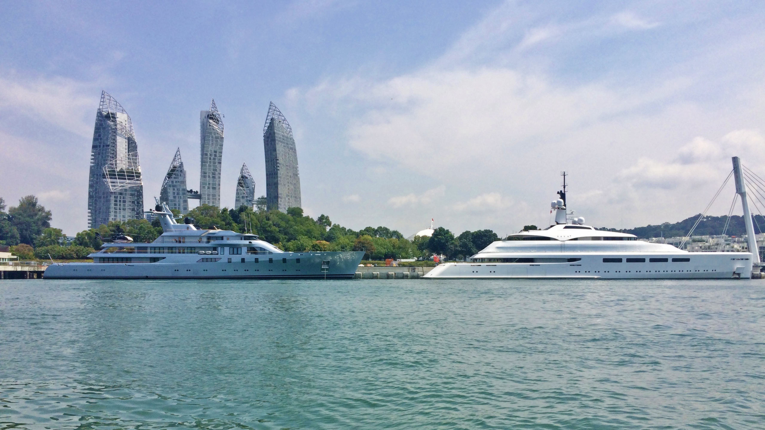 Superyachts Singapore Dock