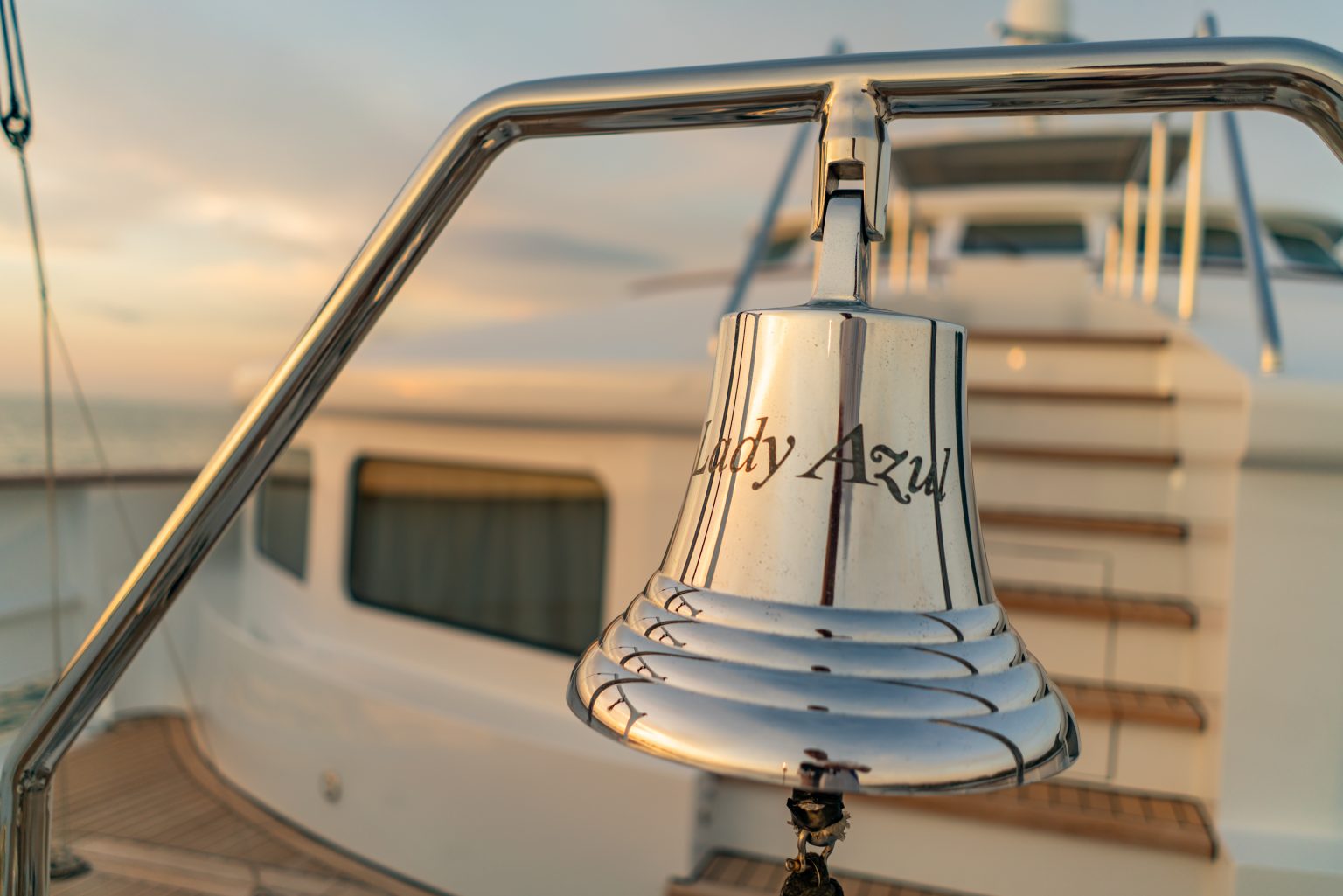 Superyacht Lady Azul bell