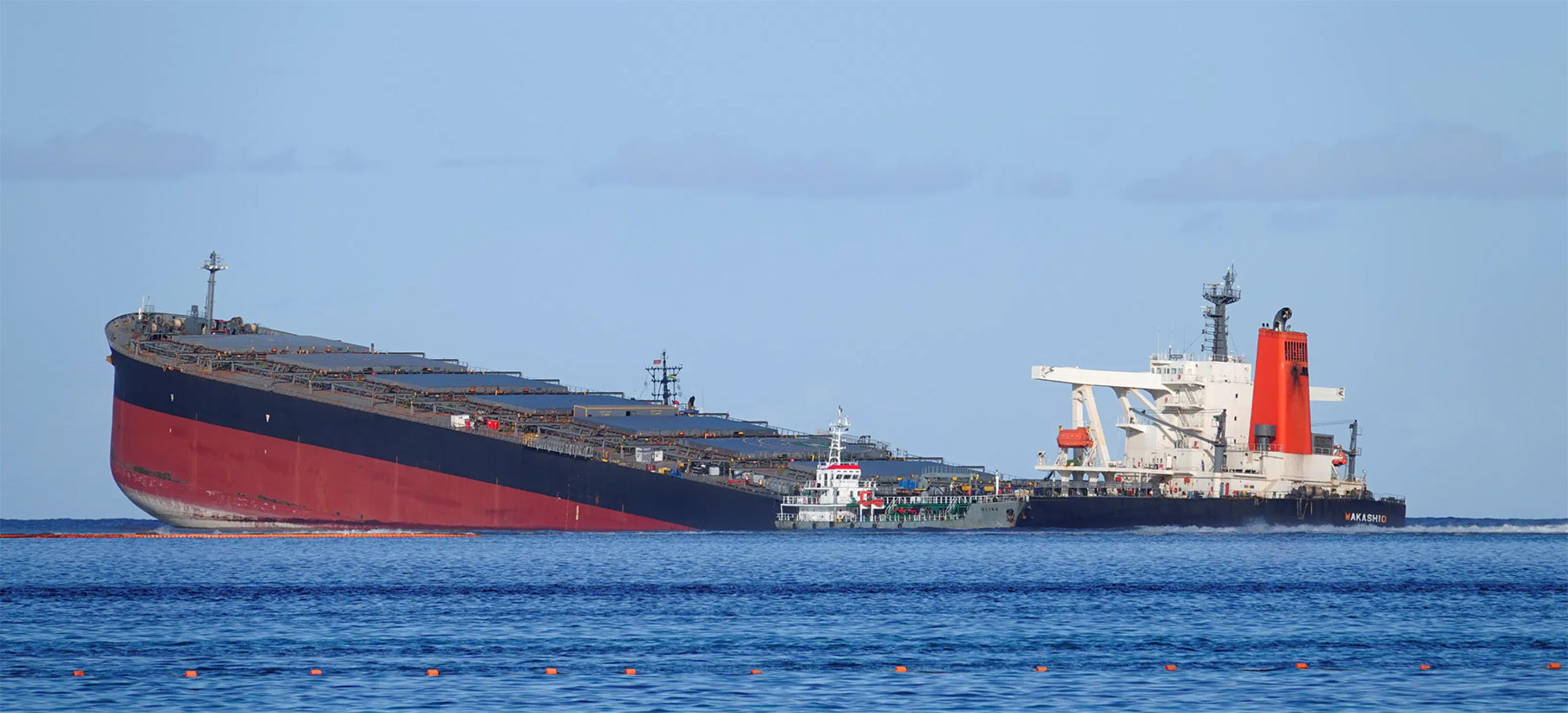 Oil Spill off the Coast of Mauritius