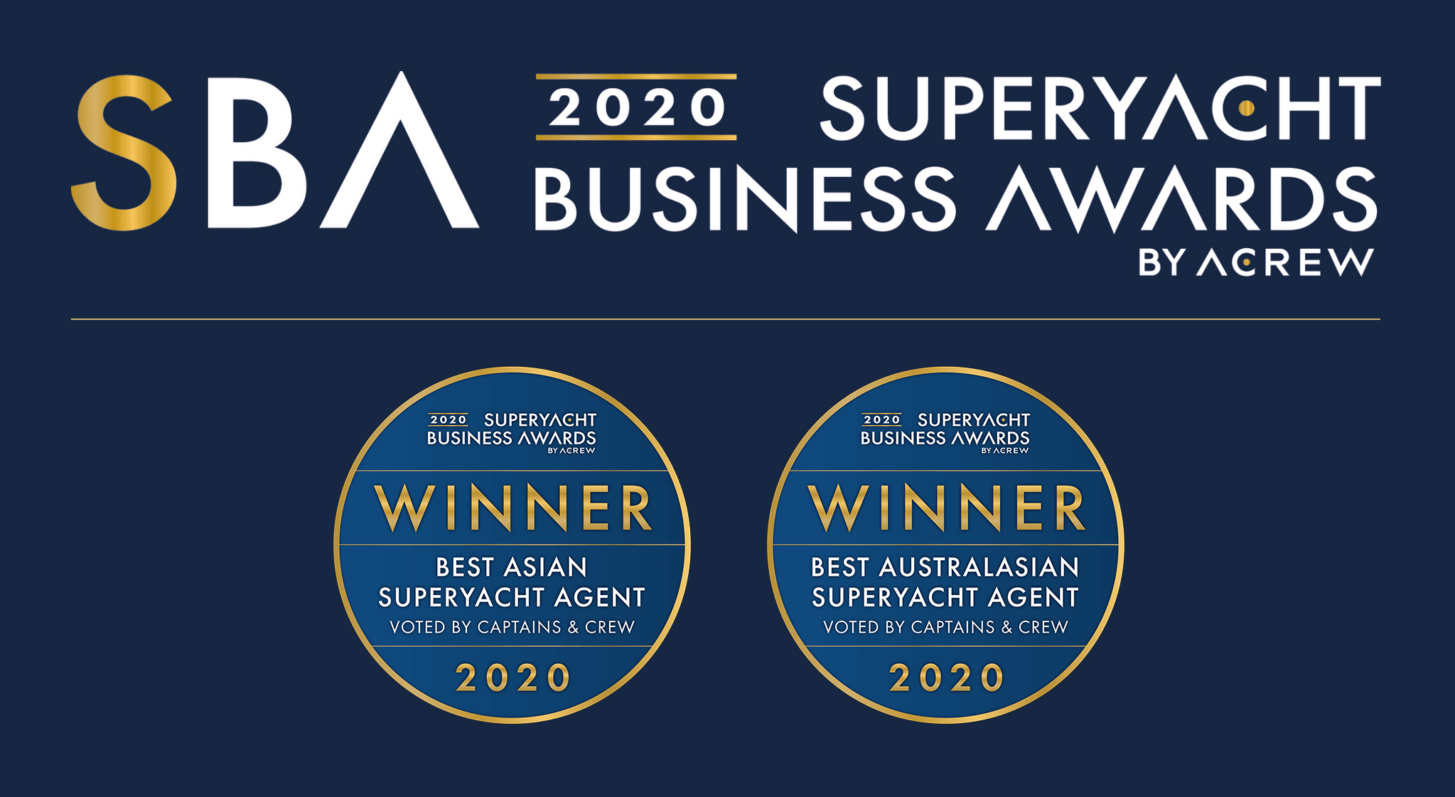 SEAL SUPERYACHTS CLAIM TOP HONOURS AT INDUSTRY BUSINESS AWARDS